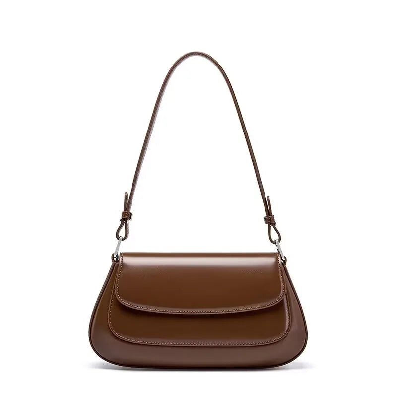 YANATARI Underarm Cowhide Genuine Leather Handbags Women Vintage Shoulder Bag Female Luxury Bags Womens High Quality 2026