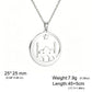Mosque Crescent Star Necklace Stainless Steel Islamic Jewelry Muslim Eid Ramadan Pendant Gifts Her Minimalist Religious Neckwear