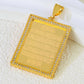 Arabic Islamic Simple Necklace Pendant 21k Gold Plated Dubai Wedding Vintage Coins Pendants Exotic Classic Ayatul Kursi Jewelry