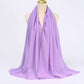 Muslim Chiffon Hijabs For Woman Long Solid Color Head Wrap For Women Shawls Scarves Ladies Muslim Veil Hijab