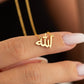 Personalized Arabic Letter Necklaces For Women Islamic Jewelry Stainless Steel Allah Pendant Collier Femme Bff