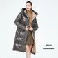 ICEbear 2023 Winter Fashionable Jacket Women's Hooded Warm Parkas Puffer Jackets Hight Quality Female Quilted Coat  GWD20155D