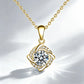 0.5ct-1.0ct VVS1 D Color Moissanite Necklace 925 Soild Sterling Sliver Chain with Certificate Fine Jewelry for Woman Jewelry