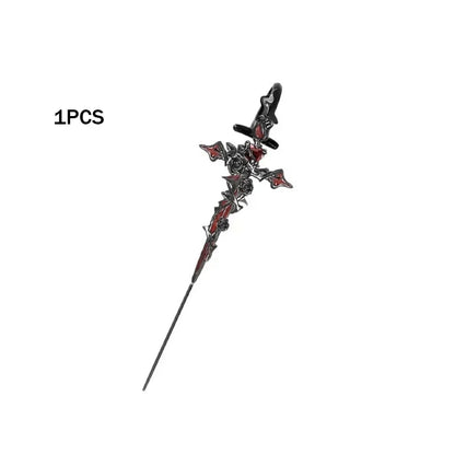 1PCS Retro Dark Gothic Punk Rose Cross Thorn Earring Unisex Piercing Ear Needle Earstuds Eardrop Jewelry