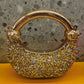Mini Golden Evening Bag Purses and Handbags Luxury Designer Shoulder Bags Funny Shape Party Wedding Acrylic Knot Clutch Purse
