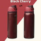 Owala Insulated Cup Black Cherry FreeSip Double Lid Large Capacity Sports Straw Insulated Cup Portable Cup，Silicone bottom cover