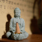 Household aromatherapy decorations new Chinese new ornaments living room Zen tea desktop crafts small sitting Buddha sculpture
