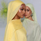 110colors Modal Hijab with Modal Undercap Set Basic Stretchy Pullover Headscarf Thin Breathable Sunscreen Head Wrap Hijabs Scarf