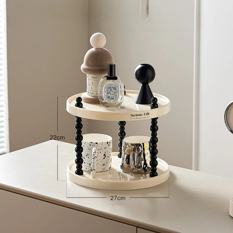 INS Style Multi-layer Storage Rack Bathroom Countertop Cosmetics Display Desktop Mug Storage Rack Aromatherapy Perfume Holder