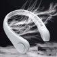 Hands Free Neck Fan Portable USB Rechargeable Bladeless Cooling Fan Quiet Wearable Fan for Summer Travel 3 Speed Mini Long endur