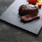 Natural Black Western  Slate stone Dishes Solid Square Sushi Steak Barbecue BBQ Plate Cheese Pizza Dessert cake Fruit dish Tray