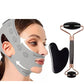 3-Piece Face Sculpting Mask&Face Massage Roller&Gua Sha Tool,Reusable AdjustableV-shaped Face Bandage,Portable Body Massage Tool