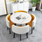 Nordic Round Dining Tables Set for Dining Room Furniture Kitchen Dining Table Set with 4 Chairs Home  Light Luxury Center Tables