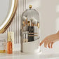 2026 360° Dressing Table Pen Holder Lipstick Storage Rack  Rotating Makeup Brush Storage Tube Dust-proof Partition Storage Box