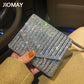 JIOMAY New Rhinestone Bag for Women Shiny Mini Silver Clutch Bag Girls Chain Crossbody Bag Wholesals Items For Small Business