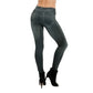 Women's Seamless Denim-Look Leggings Fitness Leggings High Elastic Butt Liftting Yoga Pants High Waist Gym Trainning Print Tight