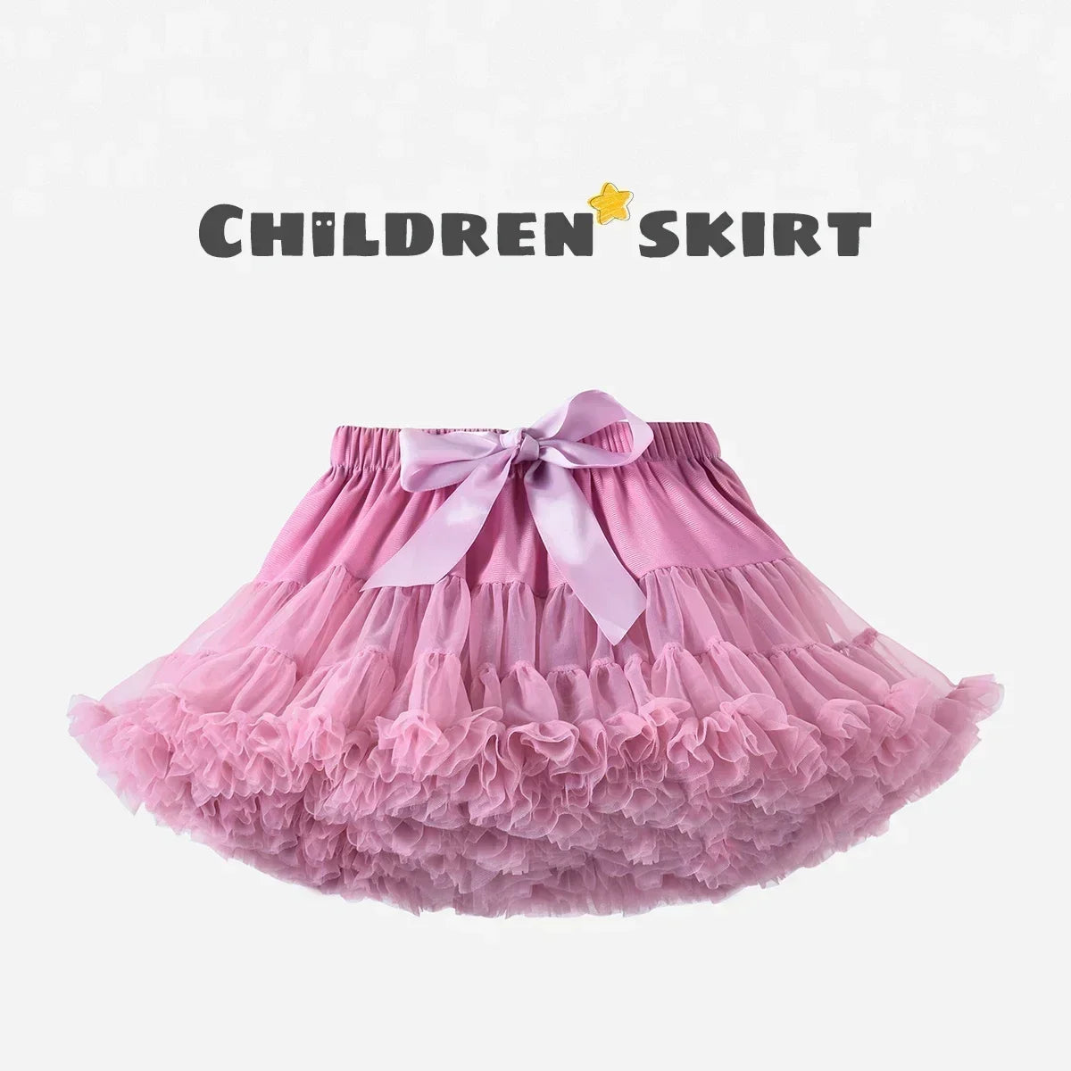 Children's Skirt Baby Girls Tutu Skirt Fluffy Children Ballet Kids Pettiskirt Baby Girl Skirts Princess Tulle Party Dance Skirts