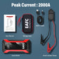 Power Bank 2000A/600A 12V Car Battery Jump Starter Portable Charger Petrol Diesel Auto Starting Device Booster Emergency Starter