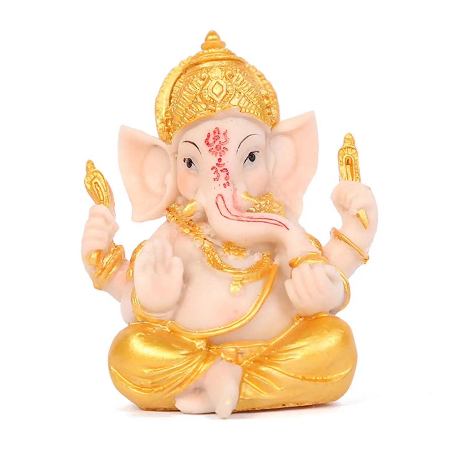 Ganesh Figurine Elephant Statue Ganesha Sculpture Decoration Home Crafts