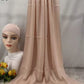 110colors Modal Hijab with Modal Undercap Set Basic Stretchy Pullover Headscarf Thin Breathable Sunscreen Head Wrap Hijabs Scarf