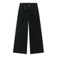 IEFB Summer Men's Denim Pants Old Blue Washed Male Jeans Straight Casual Menwear Loose Wide Leg Trousers New Fashion 9C354