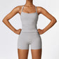 2/3PCS Yoga Set Women Workout Set Seamless Sportswear Gym Clothing Fitness Long Sleeve Crop Top High Waist Leggings Sports Suits