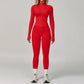 2/3PCS Seamless Yoga Set Gym Workout Suits Athletic Wear Women Legging Fitness Bra Crop Top Long Sleeve Sports Suits Sportswear