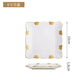 European Ceramic Phnom Penh Western-style Steak Plate Dining Room Characteristic Quadrilateral Tableware Household Dessert Plate