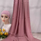 110colors Modal Hijab with Modal Undercap Set Basic Stretchy Pullover Headscarf Thin Breathable Sunscreen Head Wrap Hijabs Scarf
