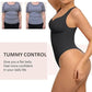 Guudia Ruched Breast Shapewear Bodysuit Wide Shoulder Strap Tummy Control Bodysuits V Neck Shaper Bodysuit Tank Top Bodysuit