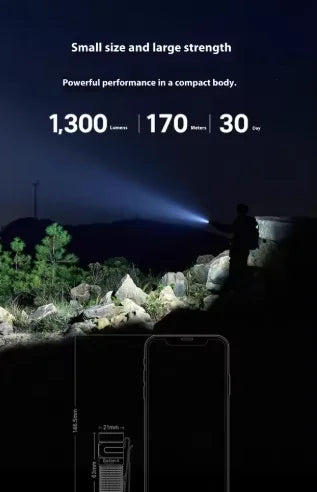 Original Olight Conductor Baton4 Ultra Long Endurance 1300 Lumens Portable Pocket Edc Flashlight