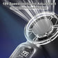 Mini Portable Handheld Fan Personal Pocket-Sized Digital Display Hand Fan USB Rechargeable Outdoor Small Pocket Hand Fan