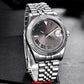 NEW Rose Gold 36mm 39mm Sunburst Grey Dial Dark Green Roman Numbers 200m Waterproof NH35 Automatic Men Watch Sapphire Glass