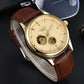 LONGLUX Automatic Watch Elegant Style Wholesale Mechanical Wristwatches Skeleton Rome Waterproof Mens Watch Men Gift