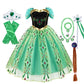 Girls Princess Dress Kids Birthday Cosplay Cinderella Snow White Aurora Rapunzel Halloween Costume Children Party Dresses