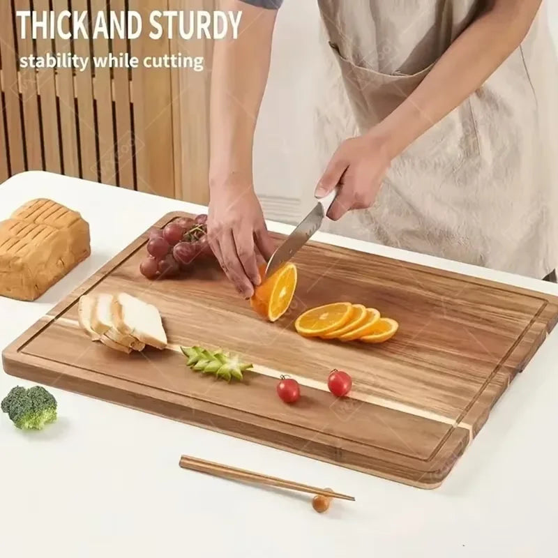 Wooden Cutting Boards Chopping Blocks Beech Walnut Cheese Cutting Board Butcher Block Meat Cutting Board For Kitchen Tools