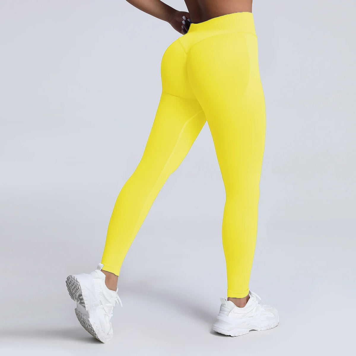 VEQKING Scrunch Butt Women Yoga Pants Seamless Sports Leggings Low Waist Gym Fitness Tights Quick Drying Fall Warm Workout Pants