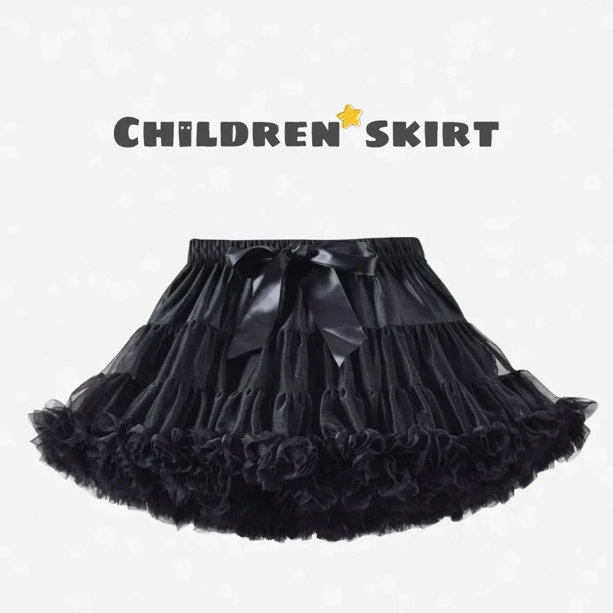 Children's Skirt Baby Girls Tutu Skirt Fluffy Children Ballet Kids Pettiskirt Baby Girl Skirts Princess Tulle Party Dance Skirts