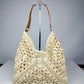 New Summer Straw Crochet Bag Leisure Vacation Weave Shoulder Bag Casual Beach Women's Handbags Ladies/Girls
