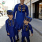 H&D African Clothing For Man Traditional Agbada Sets 2PCS For Boy Thobe Pant Embroidery Wedding Party Father Son Suits Plus Size