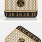 CH Solid Design Shoulder Bag Dark Letter Embossed Ladies Party Bag Exquisite Luxury Brand Fashion Design Handbag Classic