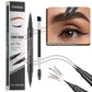 Waterproof Eyebrow Pen, Microblading Eyebrow Pencil With 4 Split Head, Natural Looking Brows Makeup ( 5 Colors)