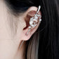 1PCS Retro Dark Gothic Punk Rose Cross Thorn Earring Unisex Piercing Ear Needle Earstuds Eardrop Jewelry