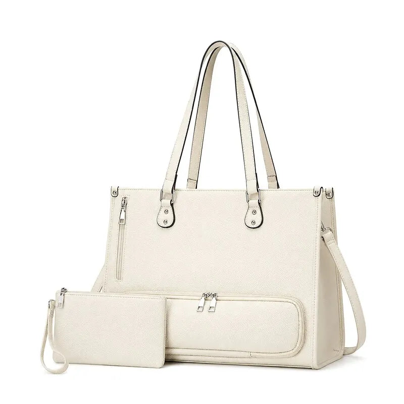 Women’s Tote Bag 2025 New, Large Capacity Handbag, Multi-Functional Laptop Work Shoulder Bag and Briefcase