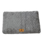 3D Foam Pet Bed With Removable Washable Faux Fur Cover Orthopedic Waterproof Dog Bed For Crate Anti-Slip Bottom Dog Bed