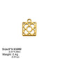 EUEAVAN 5pcs Stainless Steel Charms for Jewelry Making Leaves Lotus Flower Star Pendant Mini Charm Necklace Bracelet DIY Gifts