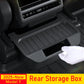 Rear Seat Storage Box for Tesla Model Y Juniper 2025 2026 Organizer Center Console Bins Backseat Trash Can Garbage Accessories