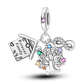2026 Hot Sale Charms Bead 925 Sterling Sliver Pink Butterfly Luminous Firefly Dangle Fit Bangle Bracelet Necklace DIY Jewelry