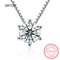 Real 1 Carat D Color Moissanite Pendant Necklace 100% 925 Sterling Silver Sparkling Engagement Wedding Party Fine Jewelry