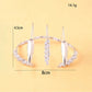 Adjustable Geometric Toothed Zircon Bracelet Women's Fashion Jewelry Personality Open Hand Accessory LADYMEE Brand